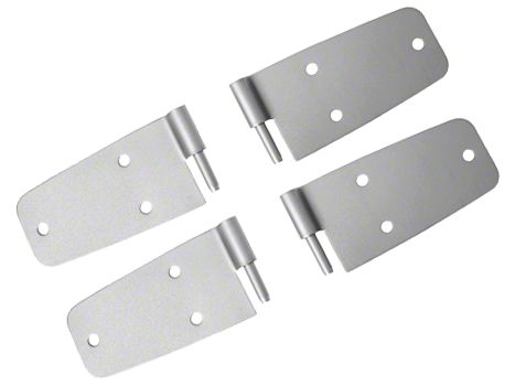 Rugged Ridge Wrangler Satin Stainless Steel Door Hinge Set 11185.20 (87