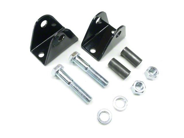 Teraflex Shock Bar Pin Eliminator Kit; Rear Upper (97-06 Jeep Wrangler TJ)