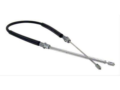 Left Rear Parking Brake Cable; 39.5-Inch Long (91-95 Jeep Wrangler YJ)