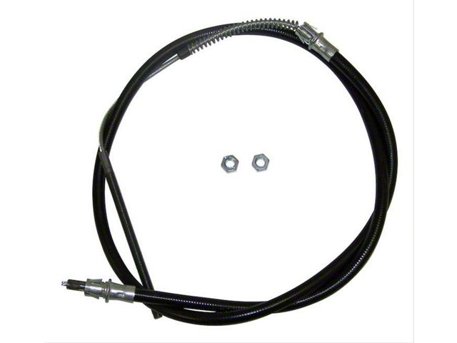 Parking Brake Cable; Front; with 93-Inch Wheelbase; 62-Inch Long (87-90 Jeep Wrangler YJ)