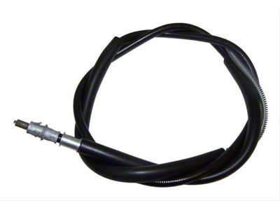 Parking Brake Cable; Right Rear; 66.5-Inch Long (1990 Jeep Wrangler YJ)