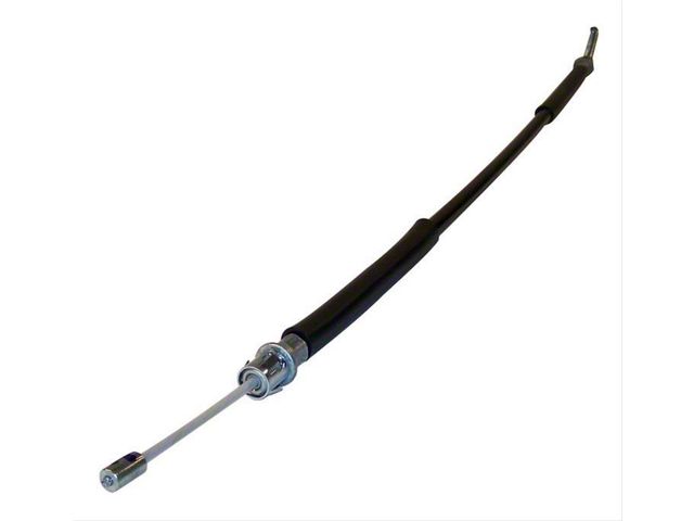 Parking Brake Cable; Left Rear; 34.375-Inch Long (87-89 Jeep Wrangler YJ)