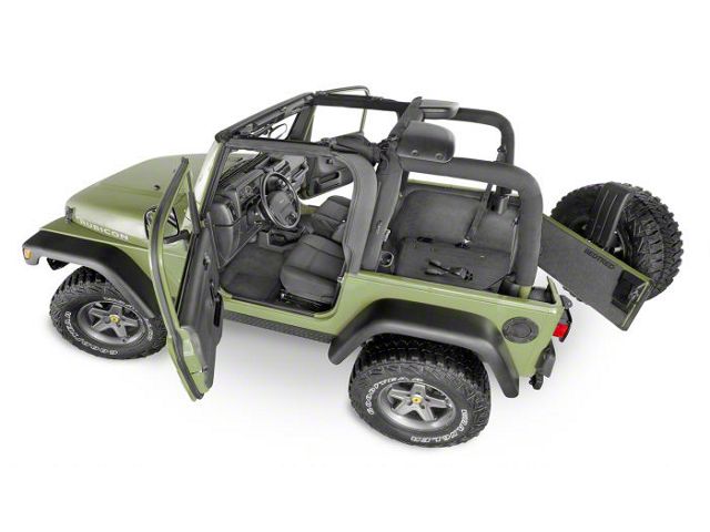 BedRug BedTred Front Floor Mats (18-24 Jeep Wrangler JL 4-Door)
