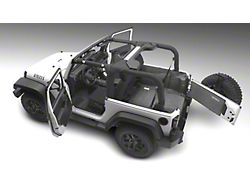 BedRug Carpet Cargo Mat without Gap Hider (18-24 Jeep Wrangler JL 4-Door, Excluding 4xe)