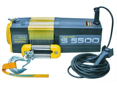 Superwinch 5,500 lb. S5500 Winch with Steel Cable (Universal; Some Adaptation May Be Required)
