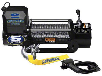 Superwinch 8,500 lb. LP8500 Winch with Steel Cable (Universal; Some Adaptation May Be Required)