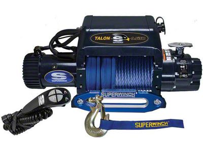 Superwinch 9,500 lb. Talon 9.5iSR Winch with Synthetic Rope (Universal; Some Adaptation May Be Required)