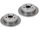 Alloy USA Slotted and Drilled Disc Brake Rotors; Rear Pair (03-06 Jeep Wrangler TJ)