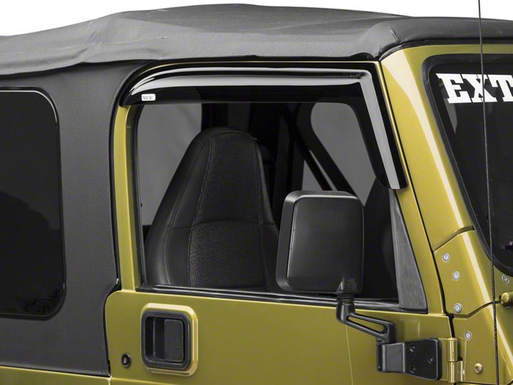 How to Install Rugged Ridge Smoked Acrylic Window Rain Deflectors on