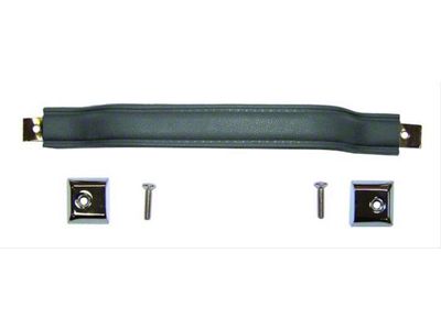 Interior Door Pull Handle; Left or Right Front; Black (87-95 Jeep Wrangler YJ)