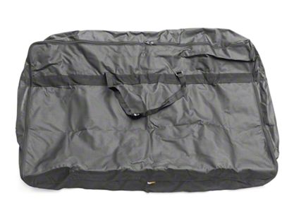Rugged Ridge Soft Top Window Storage Bag; Black (76-06 Jeep CJ5, CJ7, Wrangler YJ & TJ)