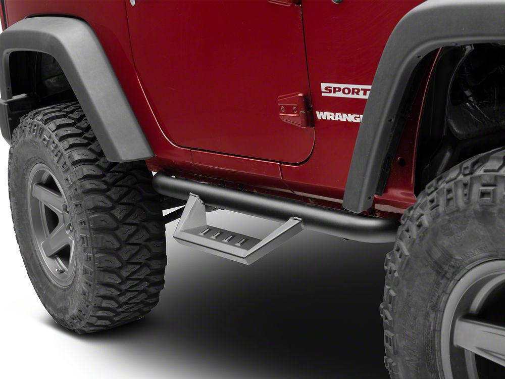 Barricade HD Drop Side Step Bars (07-18 Jeep Wrangler JK 2-Door) –  Barricade Offroad