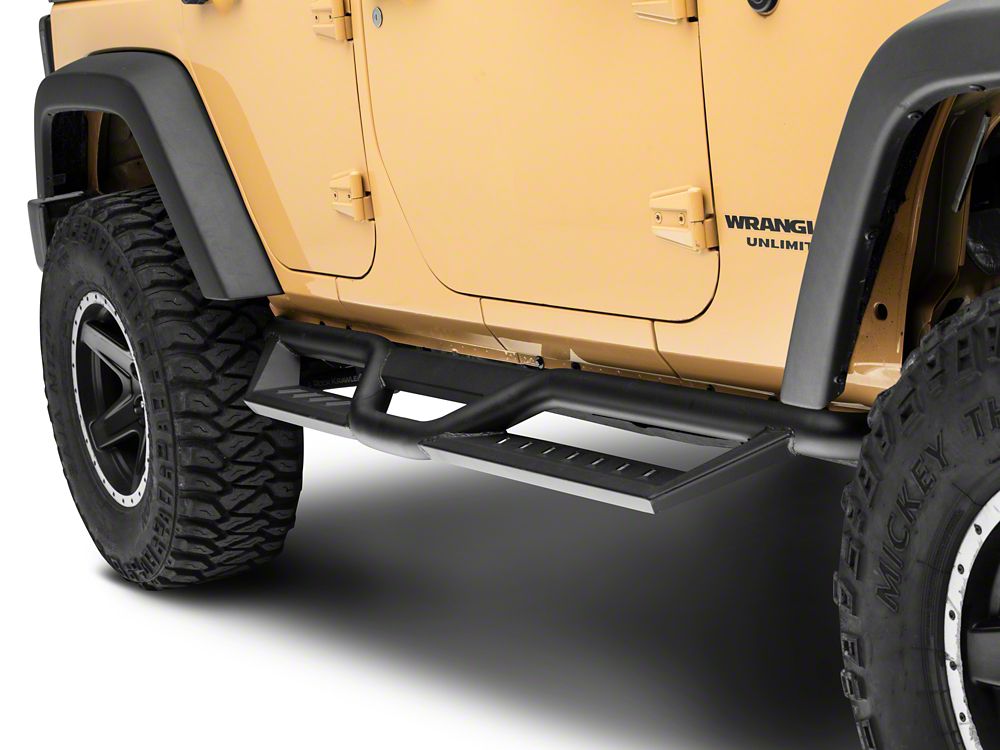 Barricade HD Drop Side Step Bars (07-18 Jeep Wrangler JK 4-Door)