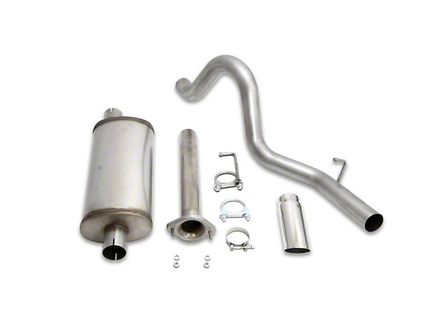 JBA Cat-Back Exhaust with Polished Tip (04-06 4.0L Jeep Wrangler TJ Unlimited)