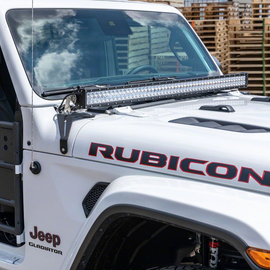 Jeep Gladiator 50Inch Windshield LED Light Bar with Mounting Brackets (2024 Jeep Gladiator JT