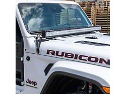 50-Inch Windshield LED Light Bar with Mounting Brackets (20-24 Jeep Gladiator JT, Excluding Mojave)