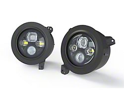Morimoto Sealed7 LED Headlights; Black Housing; Clear Lens (20-23 Jeep Gladiator JT)