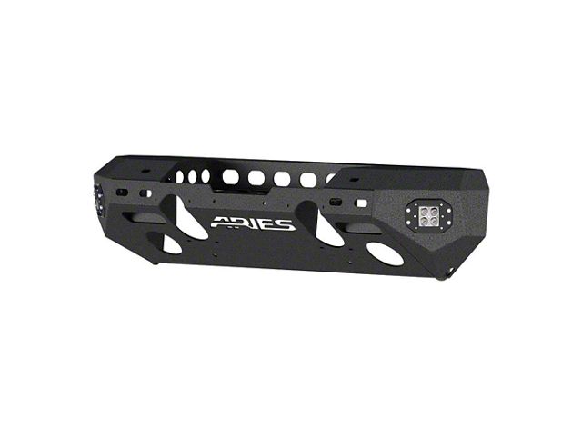 TrailChaser Steel Stubby Front Bumper with LED Corners (18-24 Jeep Wrangler JL)