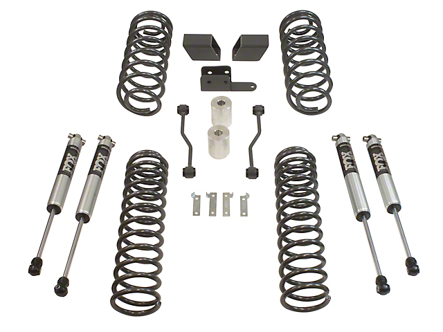 Max Trac 3-Inch Coil Spring Suspension Lift Kit with Fox Shocks (18-23 Jeep Wrangler JL)