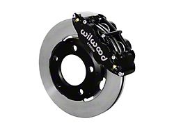 Wilwood Forged Narrow Superlite 4R Front Big Brake Kit with 12.19-Inch Undrilled Rotors; Black Calipers (82-86 Jeep CJ5 & CJ7)