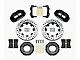 Wilwood Forged Narrow Superlite 4R Front Big Brake Kit with 12.19-Inch Drilled and Slotted Rotors; Black Calipers (82-86 Jeep CJ5 & CJ7)