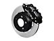 Wilwood Forged Narrow Superlite 4R Front Big Brake Kit with 12.19-Inch Undrilled Rotors; Black Calipers (87-89 Jeep Wrangler YJ)