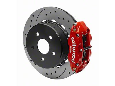 Wilwood Jeep Wrangler AERO6 Front Big Brake Kit with 14-Inch Drilled and  Slotted Rotors; Red Calipers 140-15892-DR (18-23 Jeep Wrangler JL) - Free  Shipping