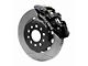 Wilwood AERO6 Front Big Brake Kit with 14-Inch Slotted Rotors; Black Calipers (18-24 Jeep Wrangler JL)