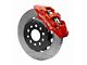 Wilwood AERO6 Front Big Brake Kit with 14-Inch Slotted Rotors; Red Calipers (18-24 Jeep Wrangler JL)