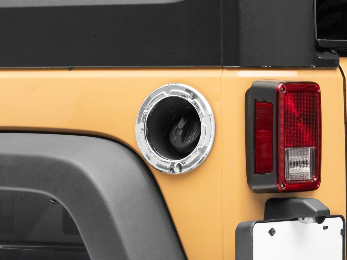 RedRock Jeep Wrangler Fuel Tank Trim Ring; Chrome J150567 (07-18 Jeep  Wrangler JK) - Free Shipping