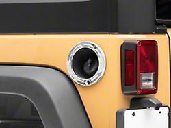 RedRock Fuel Tank Trim Ring; Chrome (07-18 Jeep Wrangler JK)