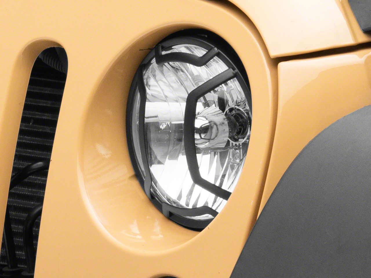 RedRock Jeep Wrangler Headlight Guards J150574 (0718 Jeep Wrangler JK) Free Shipping