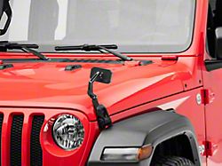 RedRock 4x4 Hood Mounted Mirror Kit (18-22 Jeep Wrangler JL)