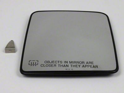 Mopar Door Mirror Glass; Power Heated; Convex; Right (11-18 Jeep Wrangler JK)