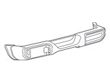Mopar Bumper Cover; Rear; Textured Black; RPO Code MB5 (18-26 Jeep Wrangler JL)