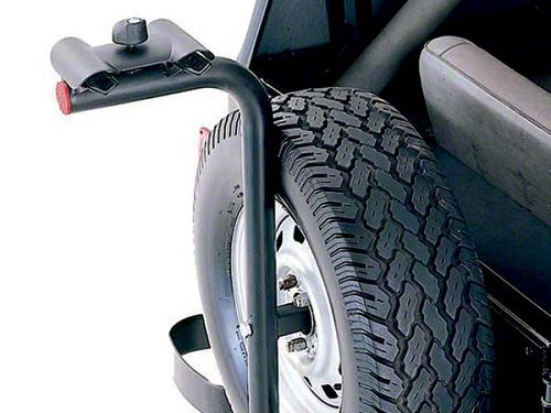 jeep wrangler tire bike rack