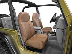 Smittybilt Standard Front Bucket Seat; Spice Denim (76-06 Jeep CJ5, CJ7, Wrangler YJ & TJ)