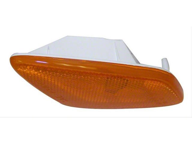 Left Side Marker Lamp; Amber with Clear Bulb (97-06 Jeep Wrangler)