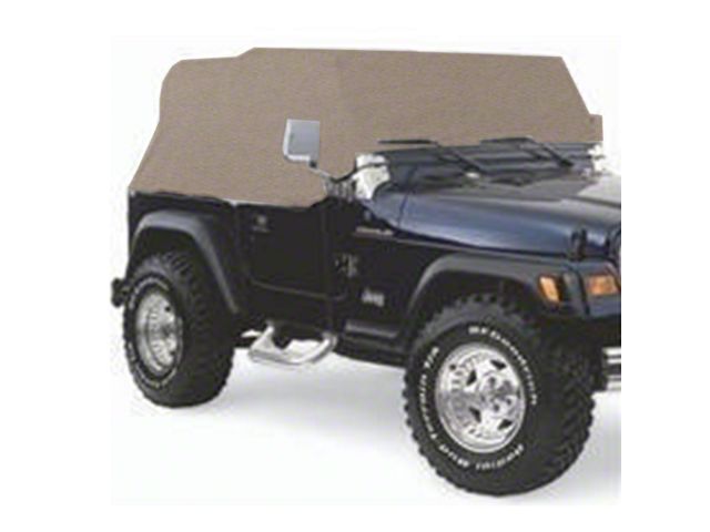 Smittybilt Water Resistant Cab Cover with Door Flaps; Spice (92-06 Jeep Wrangler YJ & TJ)