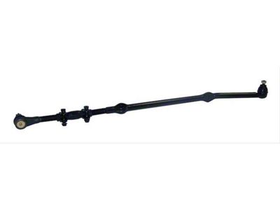 Steering Drag Link; Includes 2 Tie Rod Ends and Adjuster with Hardware, LHD Only; Pitman Arm To Steering Knuckle; at Pitman Arm (97-05 Jeep Wrangler)