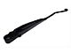 Windshield Wiper Arm; Left or Right Front; Black; LHD (97-04 Jeep Wrangler)