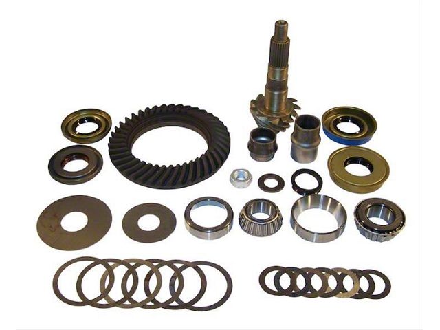 Dana 30 Front Axle Ring and Pinion Gear Kit; 3.73 Gear Ratio (97-00 Jeep Wrangler TJ)