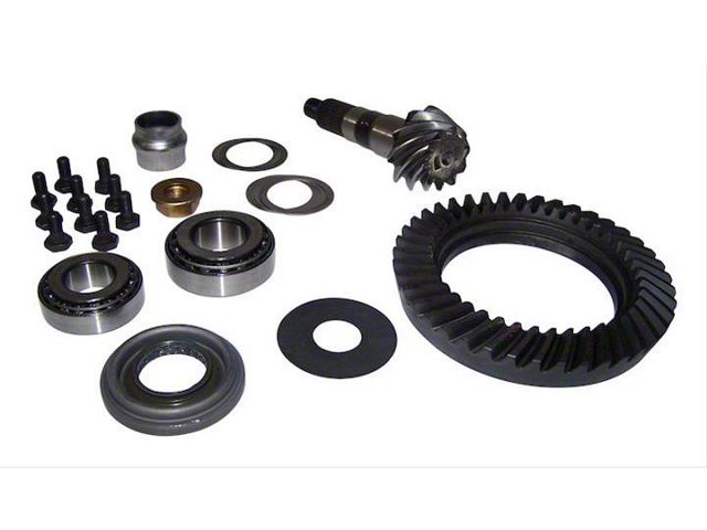 Differential Ring and Pinion Kit; with Dana 30 Front Axle; 4.10 Ratio (97-00 2.5L, 4.0L Jeep Wrangler)