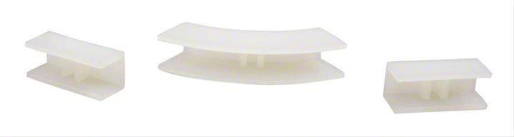 Transfer Case Shift Fork Insert; Includes 2 0.764-Inch Short Straight Pads and 1 1.5-Inch Medium Curved Pad; NP231 (87-90 Jeep Wrangler)