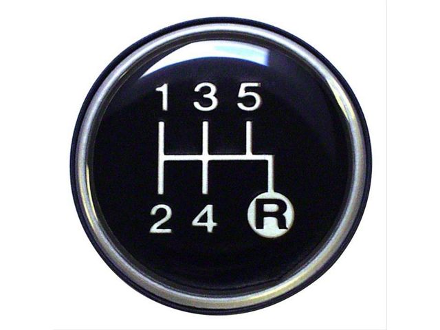Manual Transmission Shift Knob Emblem (82-86 Jeep CJ7; 82-83 CJ5)