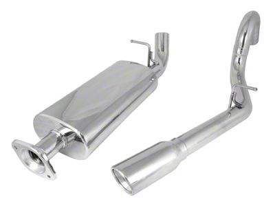 Rugged Ridge Cat-Back Exhaust with Polished Tip (00-06 Jeep Wrangler TJ, Excluding Unlimited)