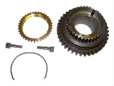 Manual Transmission Synchro Assembly; 1st and Reverse; with T150 Transmission (76-79 Jeep CJ7; 76-79 CJ5)
