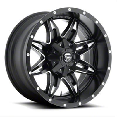 Fuel Wheels Lethal Gloss Black Milled Wheel; 15x8 (76-86 Jeep CJ5 & CJ7)