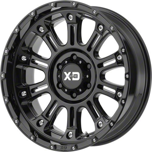 XD Hoss II Gloss Black Wheel; 17x9 (76-86 Jeep CJ5 & CJ7)