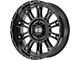 XD Hoss II Gloss Black Wheel; 17x9 (76-86 Jeep CJ5 & CJ7)